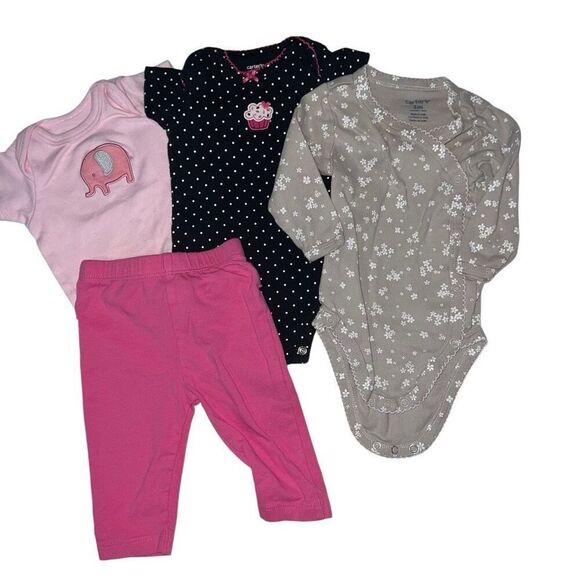 Little girls outfit bundle size 0-3 /3 months - Picture 1 of 1